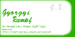 gyorgyi rumpf business card